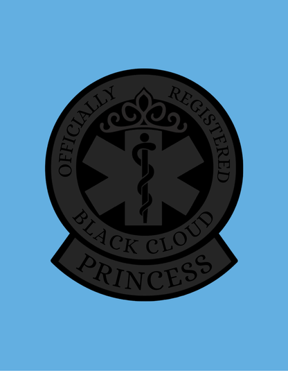 Black Cloud Princess Sticker