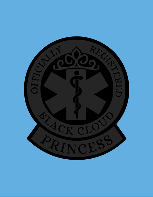 Black Cloud Princess Sticker