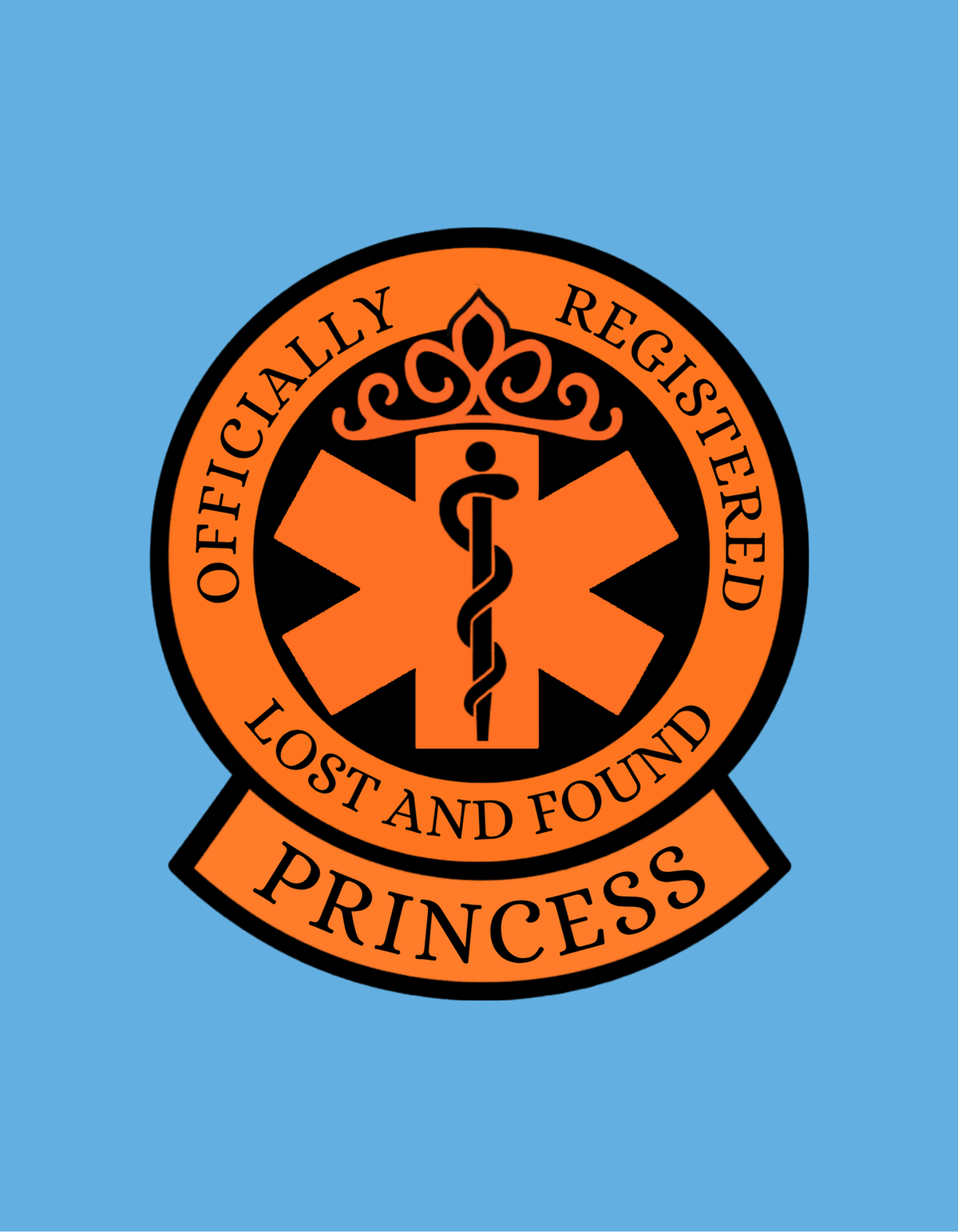 Search and Rescue Princess Sticker