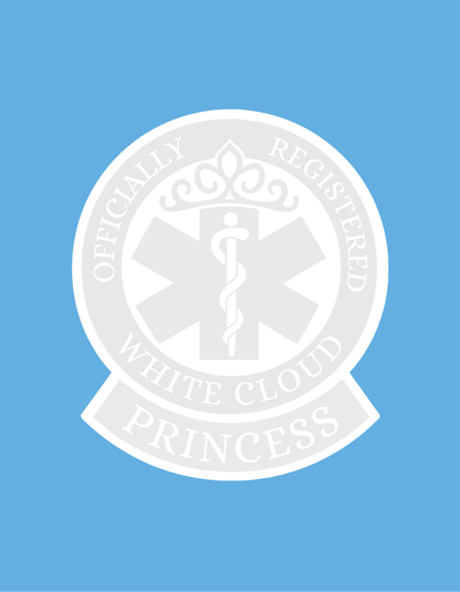 White Cloud Princess Sticker