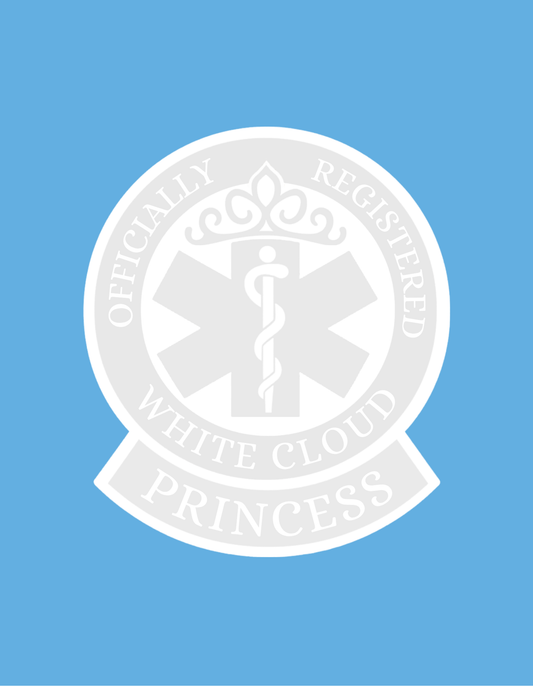 White Cloud Princess Sticker