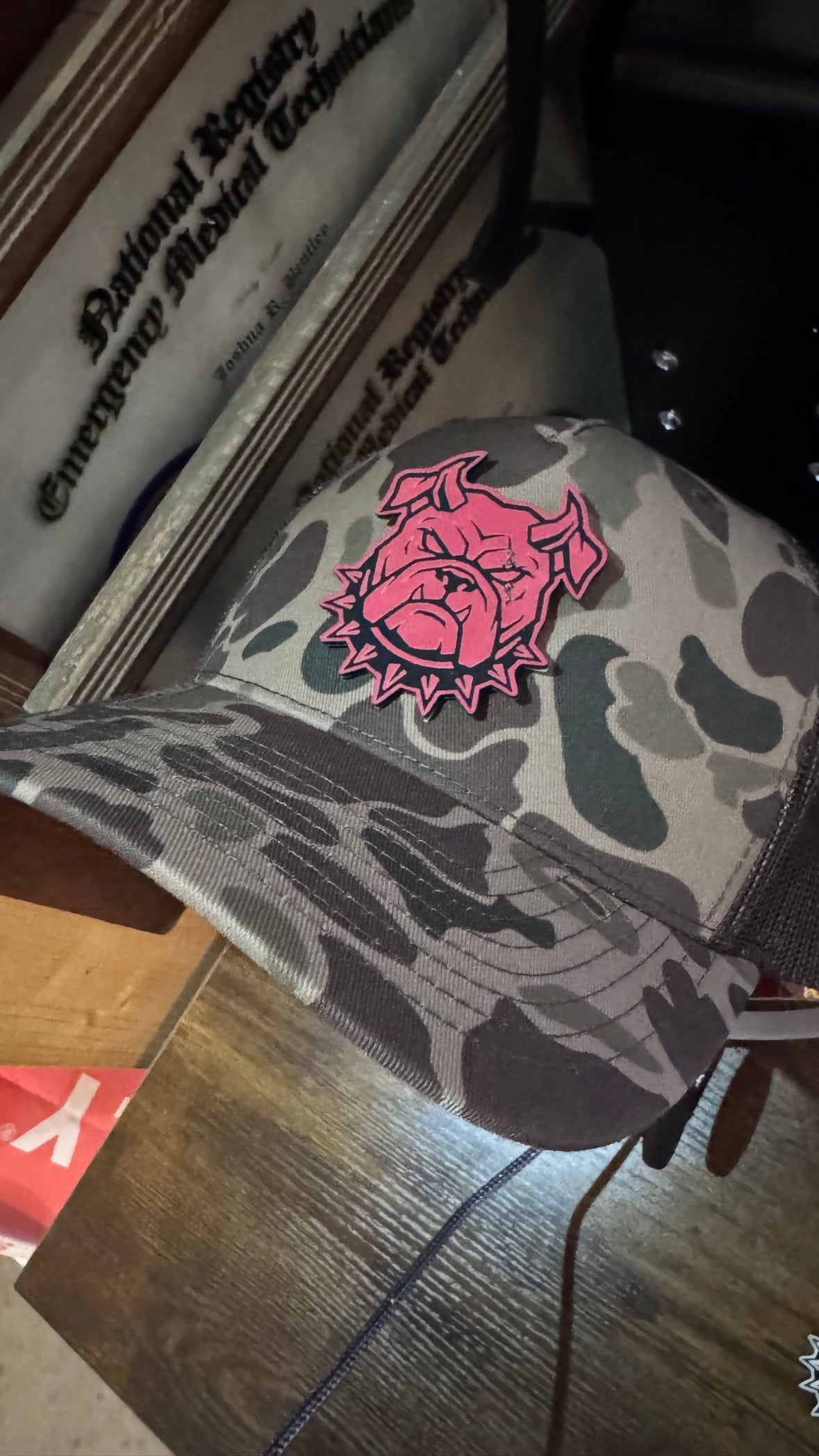 Devil Dog Camo Trucker Hat