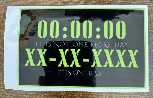 Time of Death Sticker