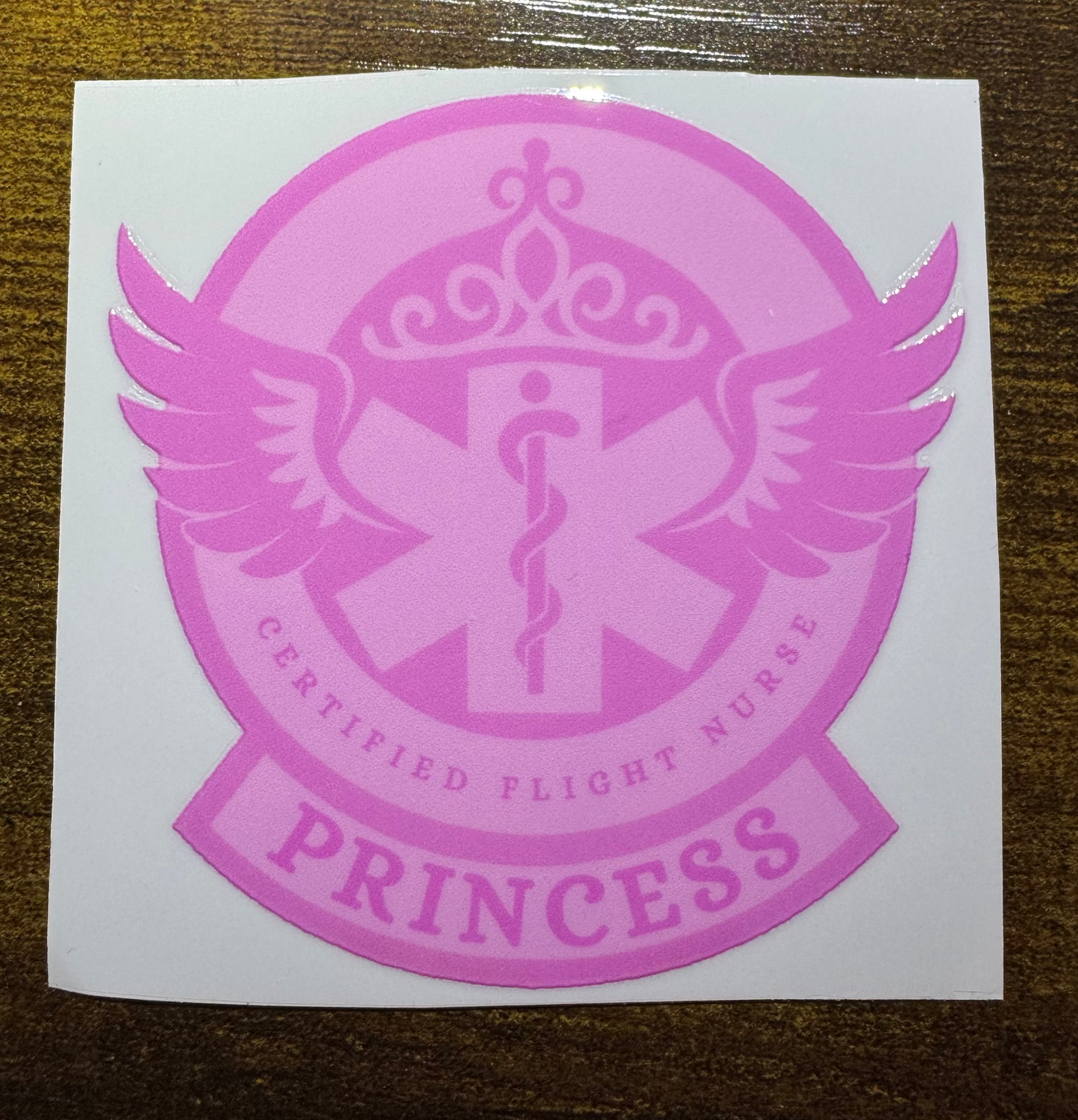 NREMT / Paramedic / FPC  Princess Stickers (14 color options)