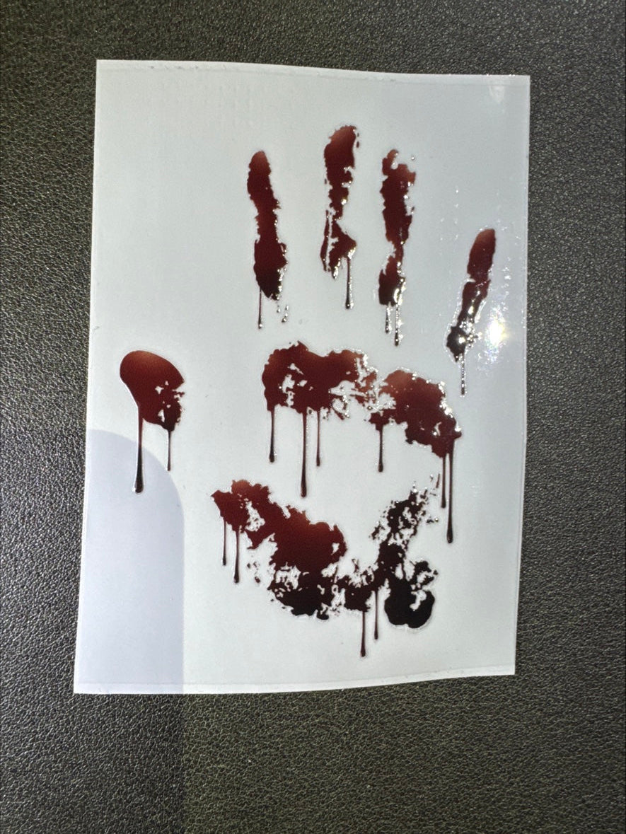 Bloody Hand Sticker