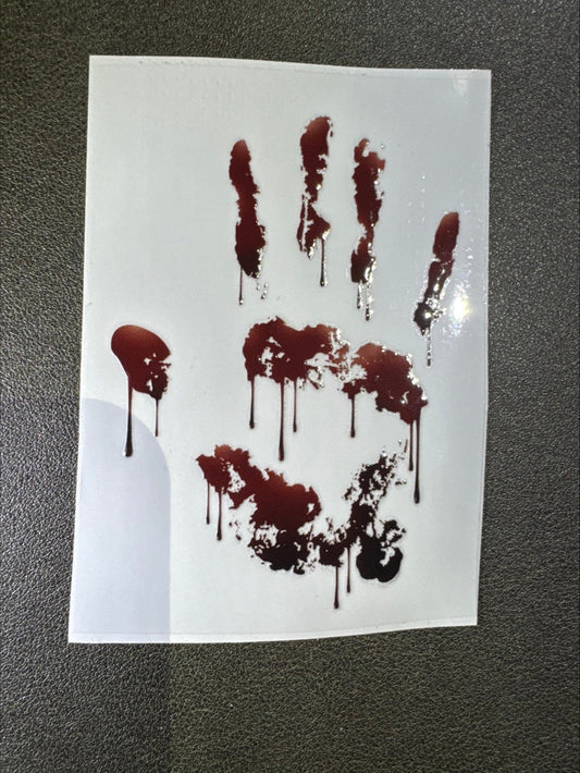 Bloody Hand Sticker