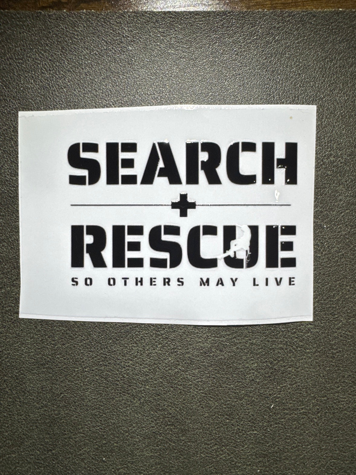 Search and Rescue Sticker